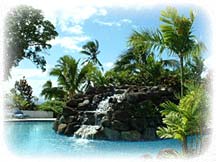 The pool at Lomalagi