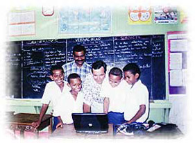 Visit to the local school
